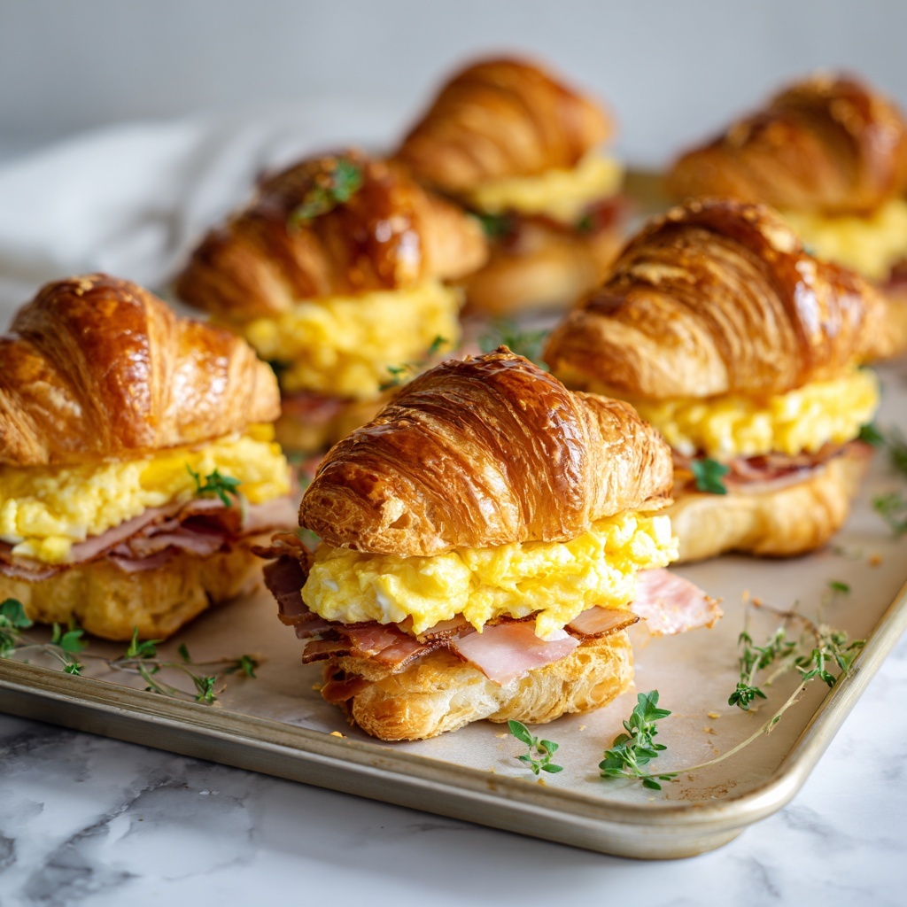 Freezer Croissant Breakfast Sandwiches for Busy Mornings Recipe - Recipe Image