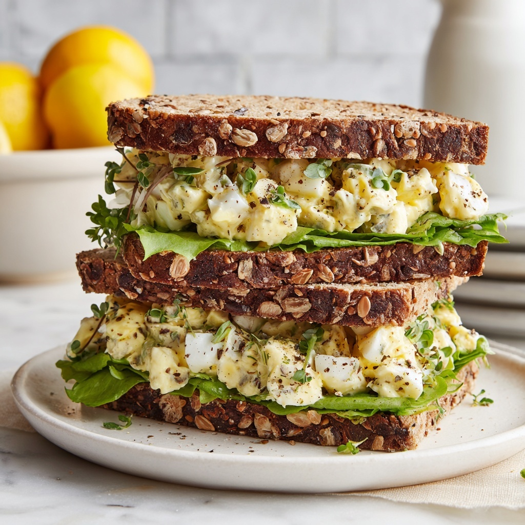 Quick 10-Minute Egg Salad Sandwich Recipe - Recipe Image