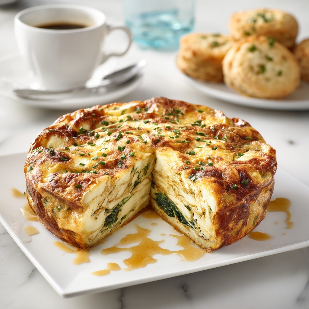 Easy Spinach and Cottage Cheese Breakfast Casserole Recipe - Recipe Image